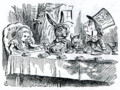 [art]ジョン・テニエル　John Tenniel　「アリスのお茶会 The Hatter's Tea Party」