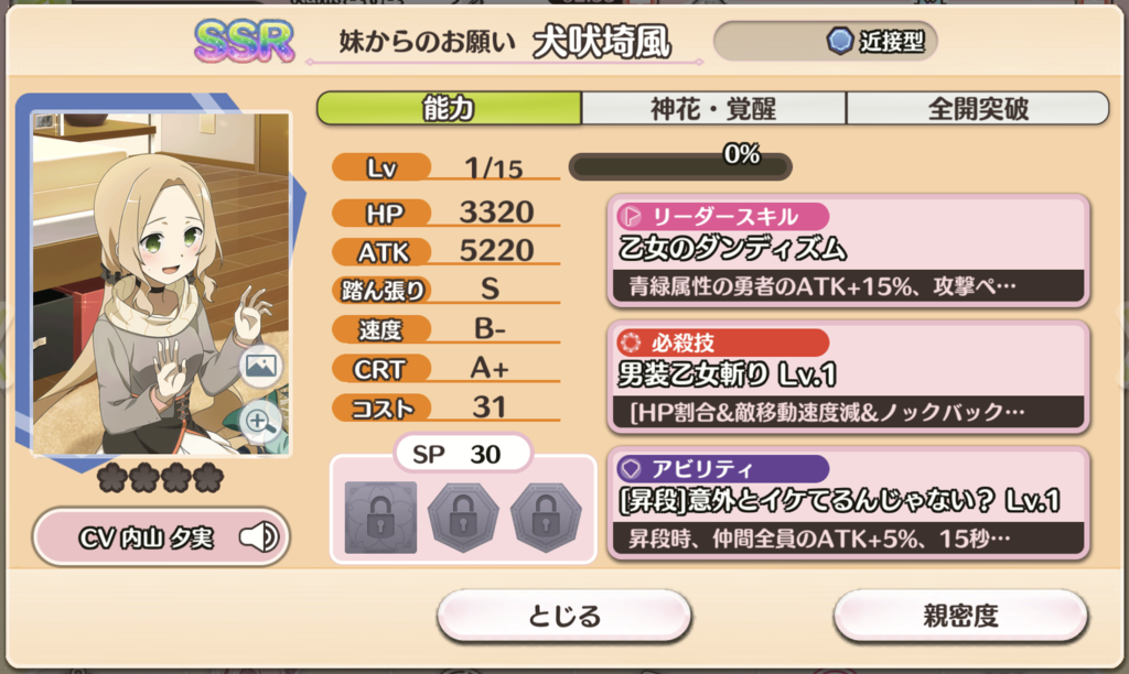 ゆゆゆい 新ssr乃木園子 犬吠埼風の評価 想いを繋ぐホワイトデーガチャ 社内ニートのあれこれ