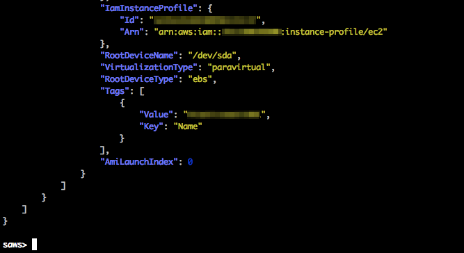 Supercharged AWS CLI = SAWS メモ - ようへいの日々精進XP