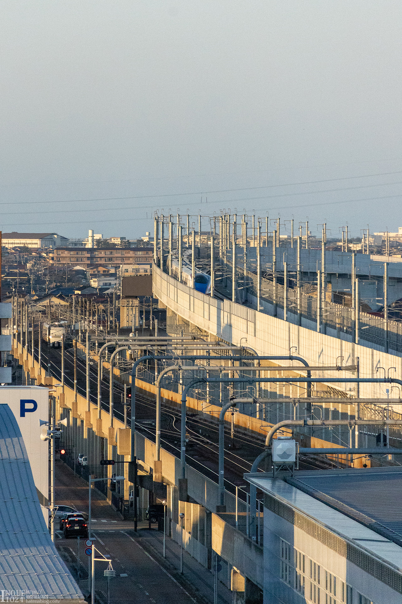小松駅から金沢駅方向
