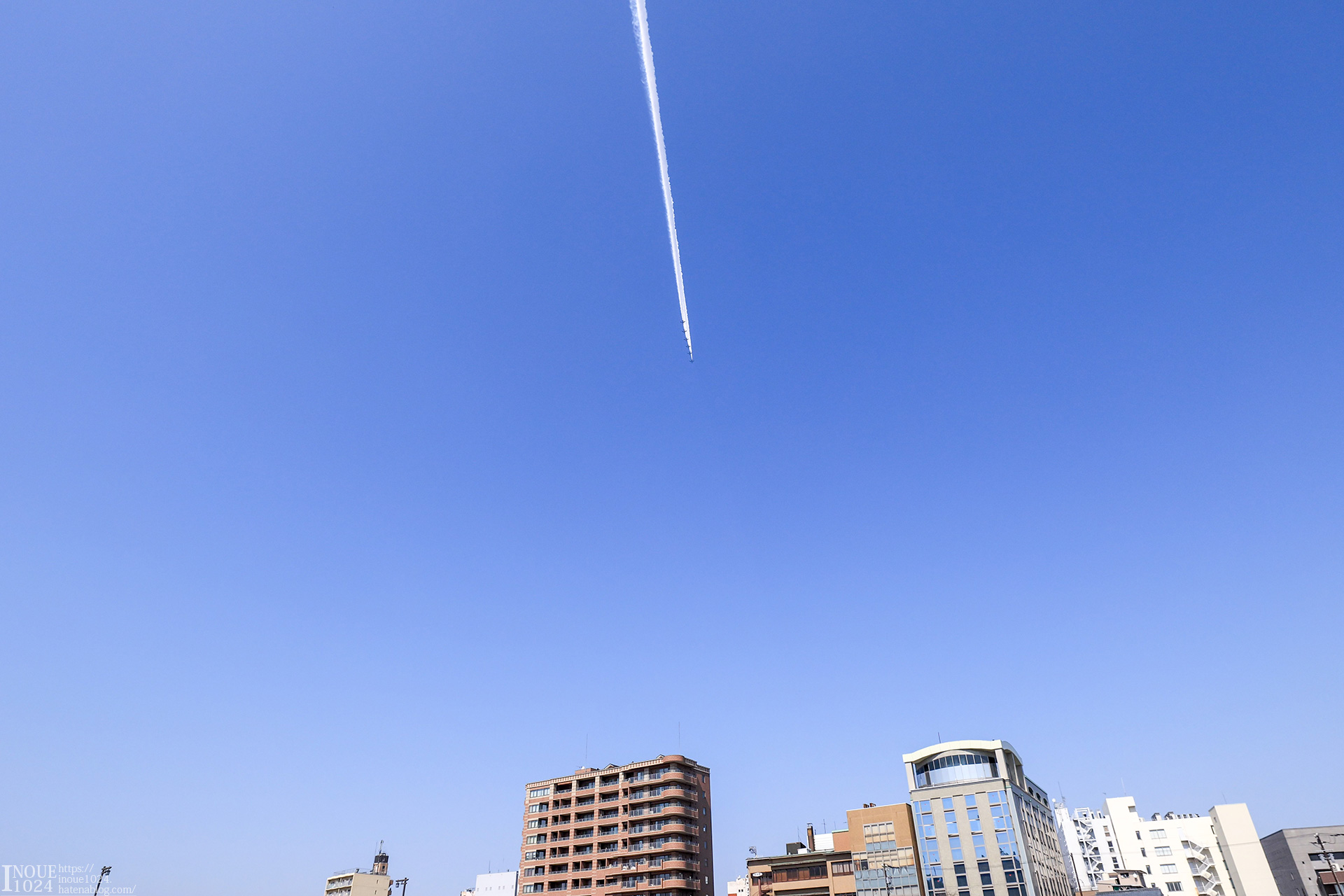 ブルーインパルス展示飛行