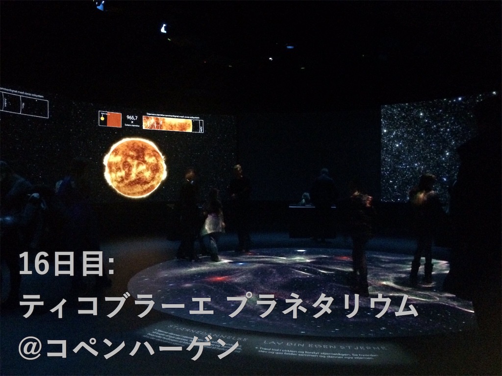 16日目 ティコブラーエ プラネタリウム こはるびより 16日目 ティコブラーエ プラネタリウム こはるびより