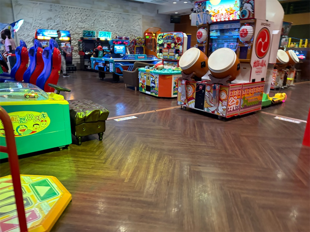 アンダの森 大阪天王寺タワーの3階の無料で遊べる大型ゲームセンター