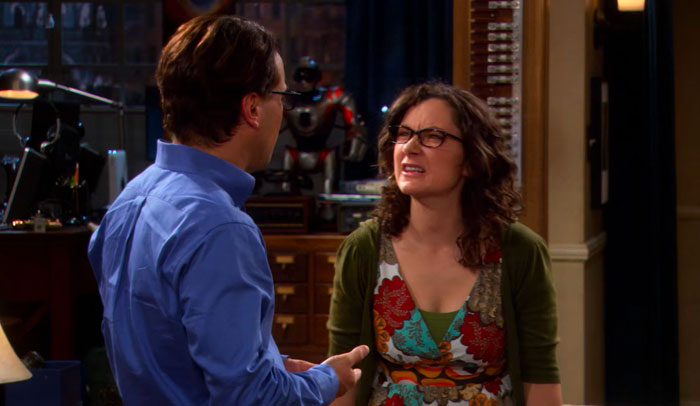 『ビッグバン★セオリー』で、レナードの裏切りに激怒するレズリー