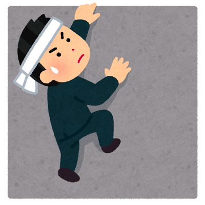 ブログ記事ヘッダー 壁をよじ登る受験生
