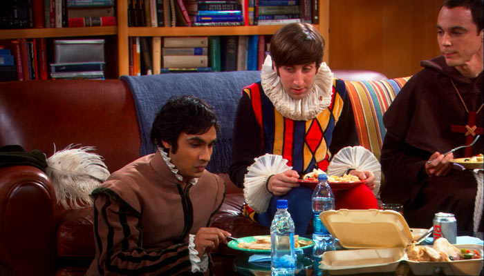 『ビッグバン★セオリー』で、コミコンであった出来事でからかわれたラジは怒って部屋を出ていく