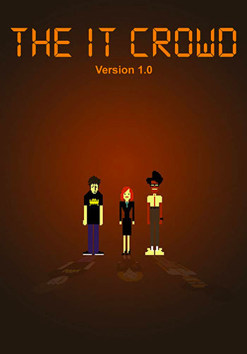 The IT Crowd poster, ブログ記事ヘッダー 『The IT Crowd(ハイっ、こちらIT課!)』ポスター