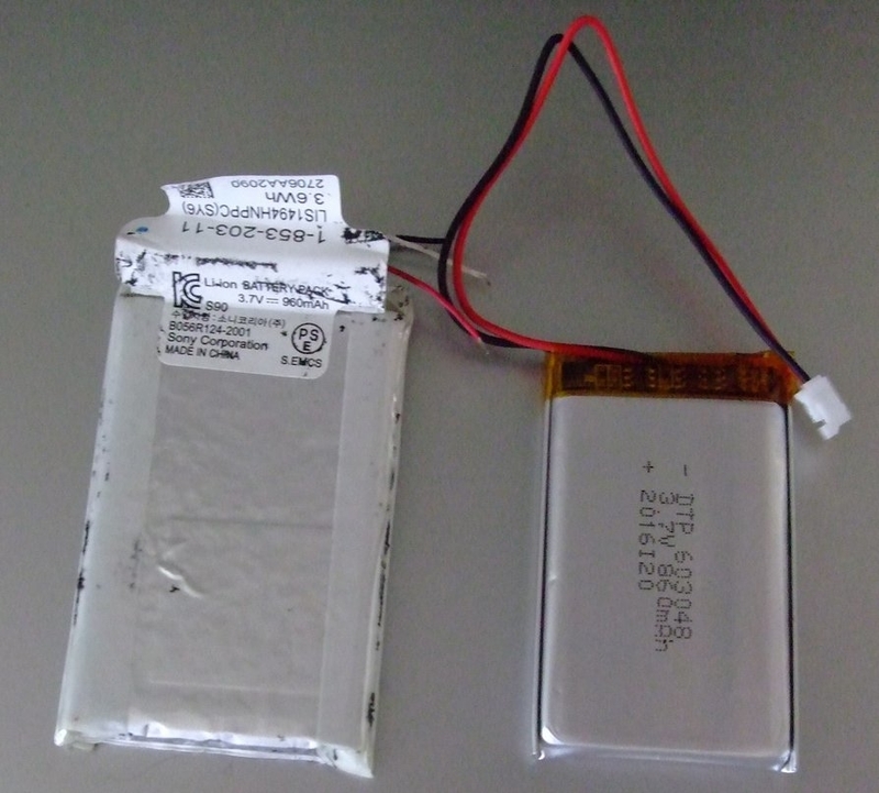 ウォークマン Walkman Nw F806 のバッテリー交換 ぶるうすぺりあホームページ３