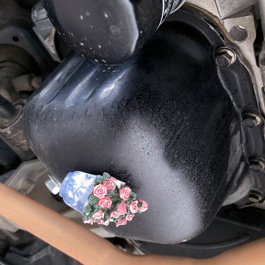 ダイハツ・KF型エンジンのオイルパンです ダイハツ KFエンジン用オイルパン