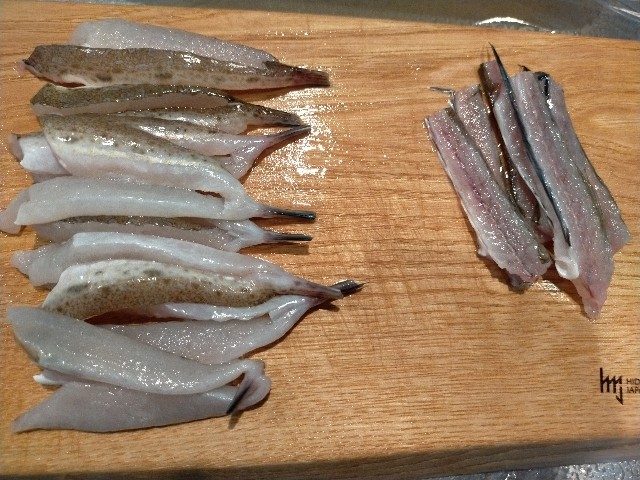 メゴチの天ぷら えびまよシャンプーのスペシャル自炊クッキング