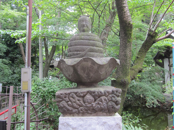 井の頭弁財天の宇賀神像