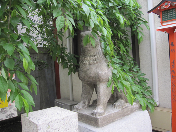 吉原神社の狛犬