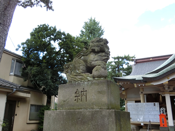 天沼八幡神社の狛犬