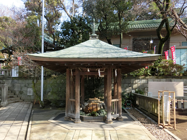 五條天神社の手水舎