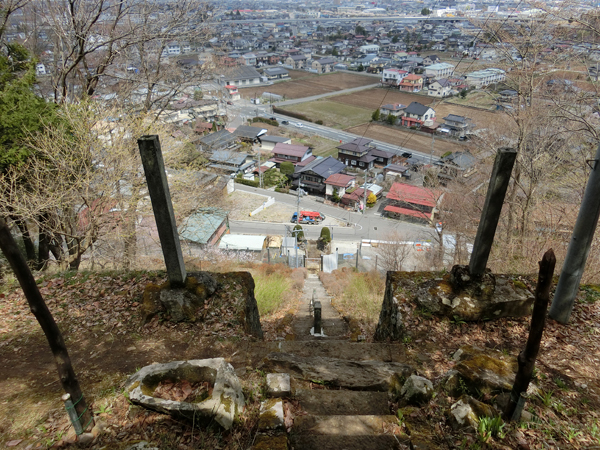 北斗神社の石段