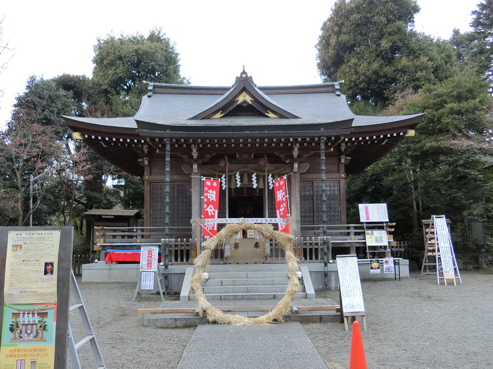 調布にある青渭神社の紹介