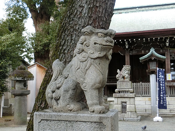 松原神社の狛犬