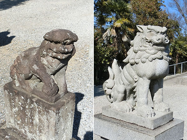 柿生琴平神社の狛犬