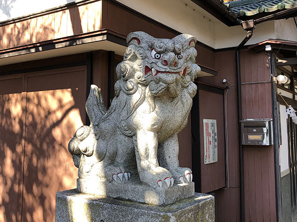 南関野天神社の狛犬