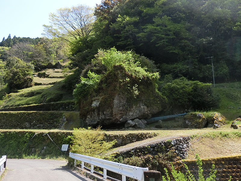 殿の岩