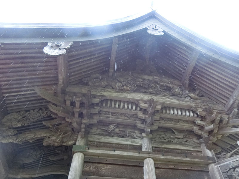 三ヶ所神社の彫刻