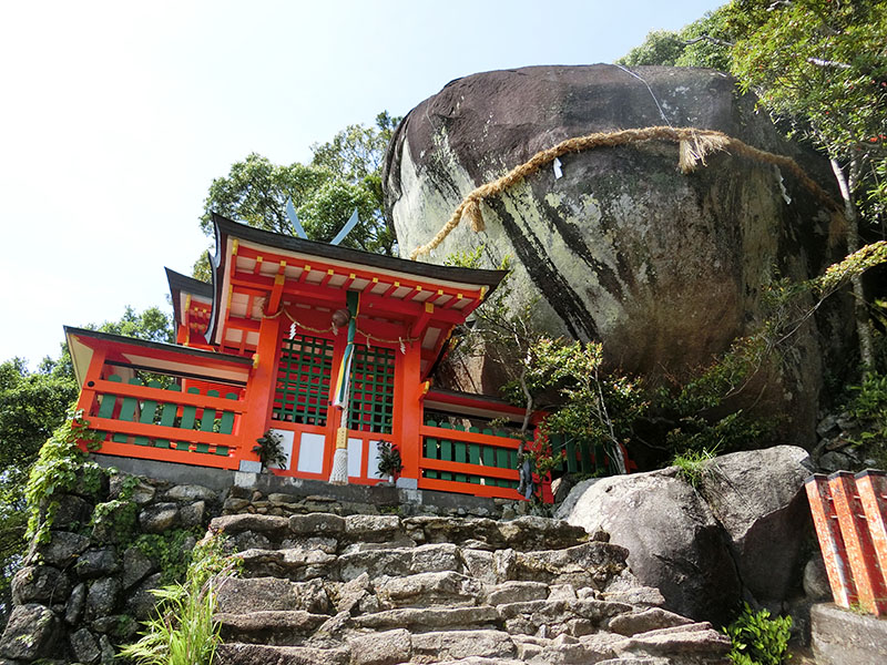 神倉神社のゴトビキ岩