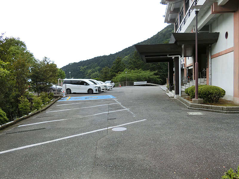 熊野那智大社の駐車場