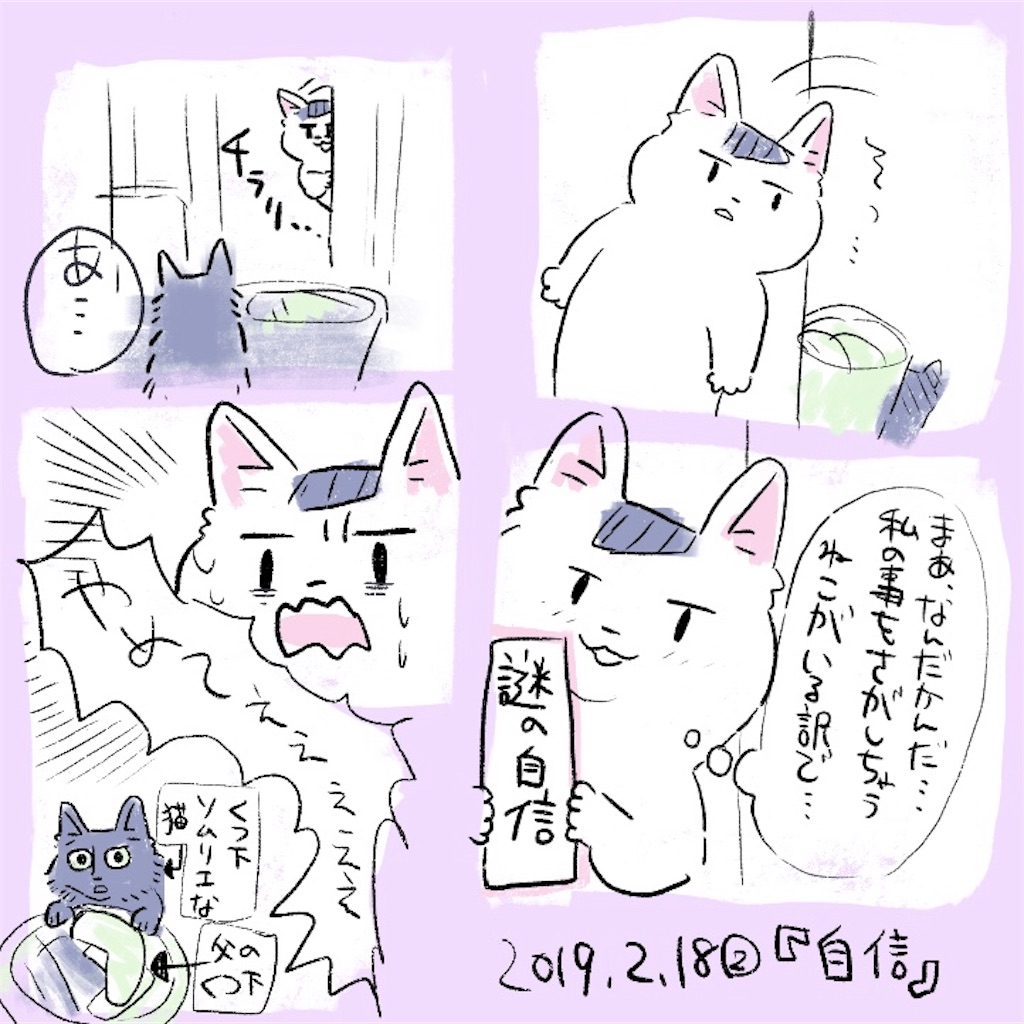 うちの猫とだるまさん - 昨日の猫より