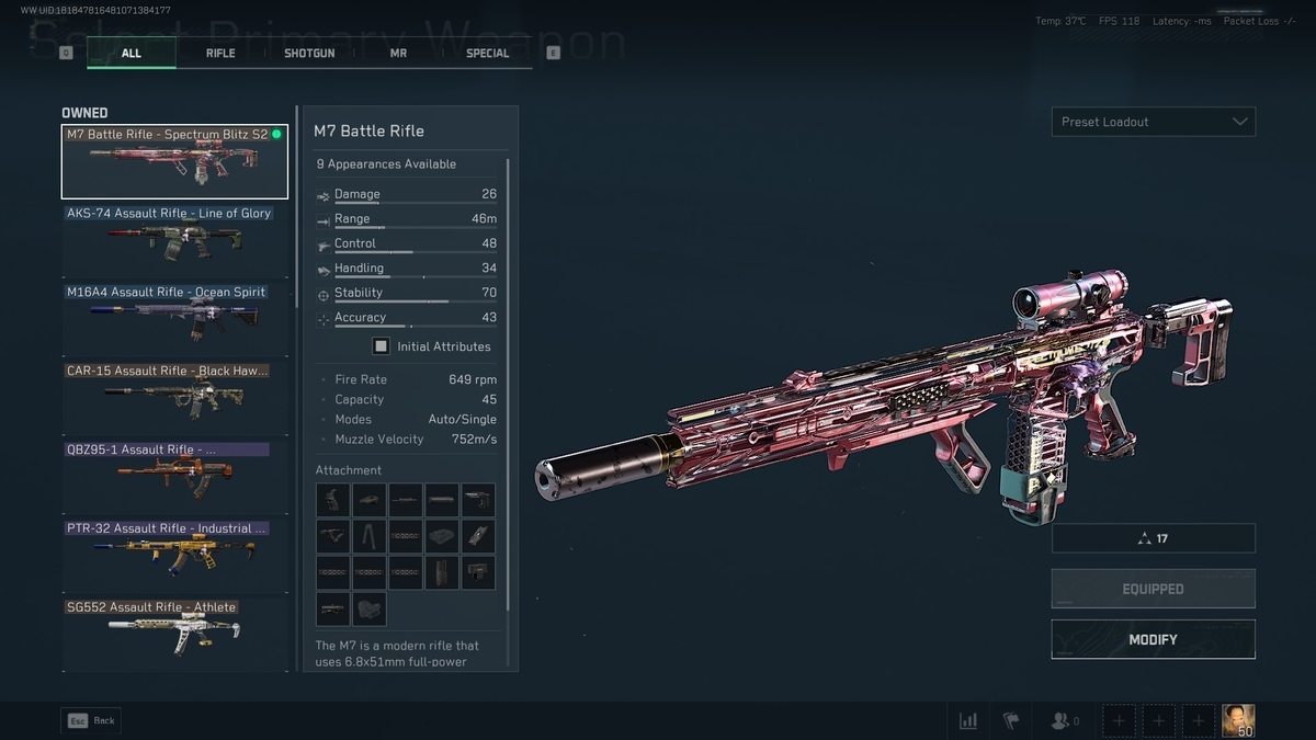 デルタフォース】 ウォーフェアを遊んでいて個人的に強いと思った銃と