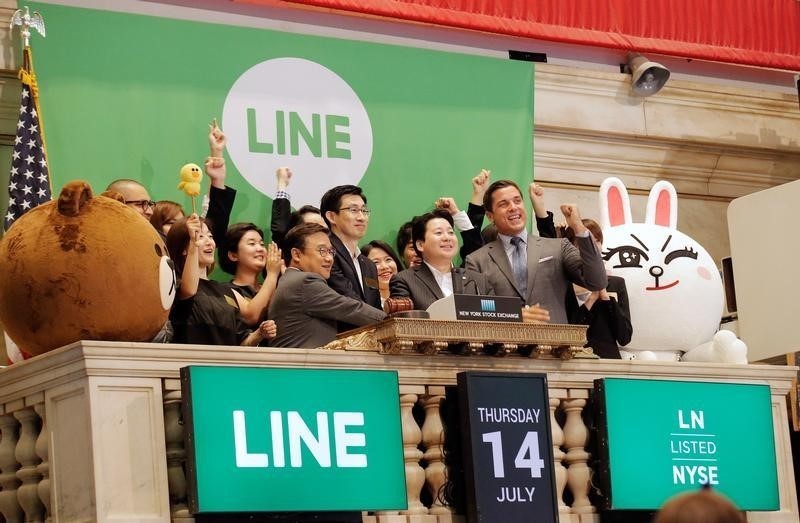 LINE上場