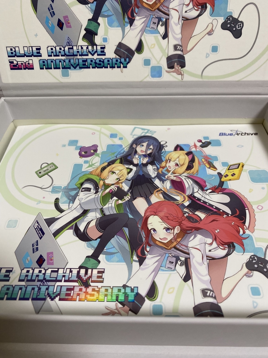 韓国版ブルアカ 2周年記念グッズが届いたので中身を確認する