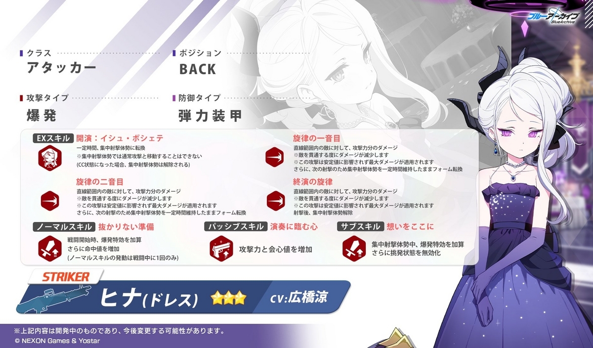 ブルアカ ヒナ（ドレス） 額装イラスト ブルーアーカイブ 額装イラスト 陽ひらく彼女たちの小夜曲 空崎 ヒナ