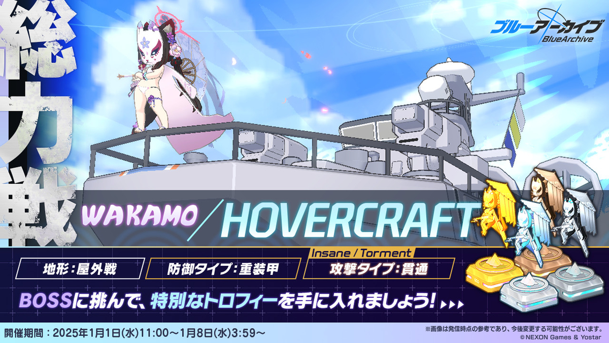 2025年1月総力戦「ホバークラフト」 自分が使う予定のInsane、Torment