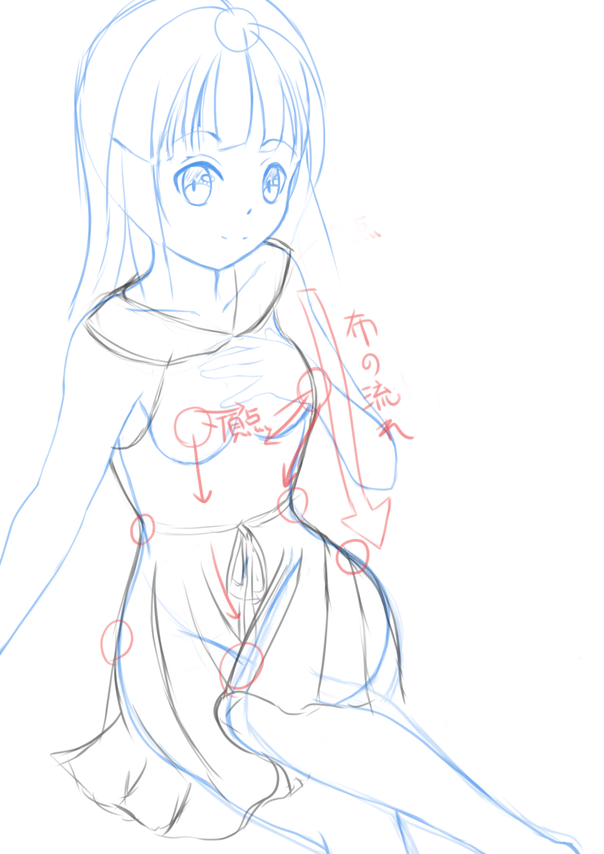 画力編no 036 実践 服を描く イラストレーターになるまでやってきたことメモ