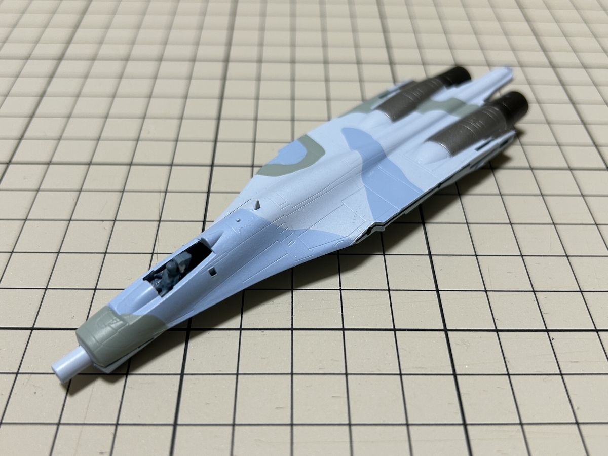 ホビー・ミリタリー】エフトイズ、フランカーファミリー2、su-27を制作 