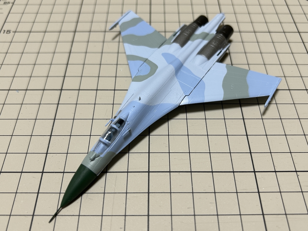 ホビー・ミリタリー】エフトイズ、フランカーファミリー2、su-27を制作