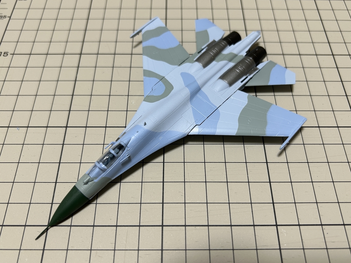 ホビー・ミリタリー】エフトイズ、フランカーファミリー2、su-27を制作
