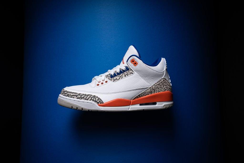 NIKE AIR JORDAN 3 “KNICKS” 136064-148 〔参考に Fragment