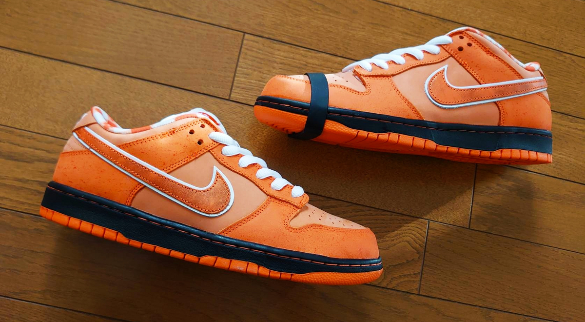 Concepts × Nike SB Dunk Low SP Orange Lobster【スニーカー