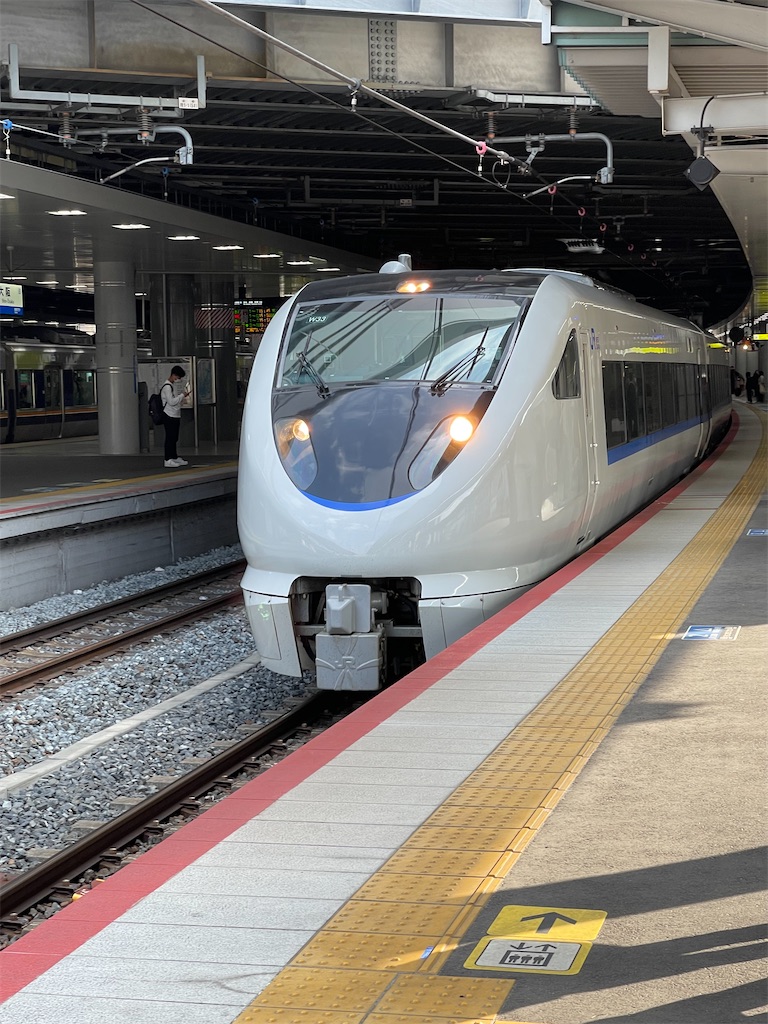 本日の使用切符：JR西日本 岡山駅発行 e5489 サンダーバード31号 新