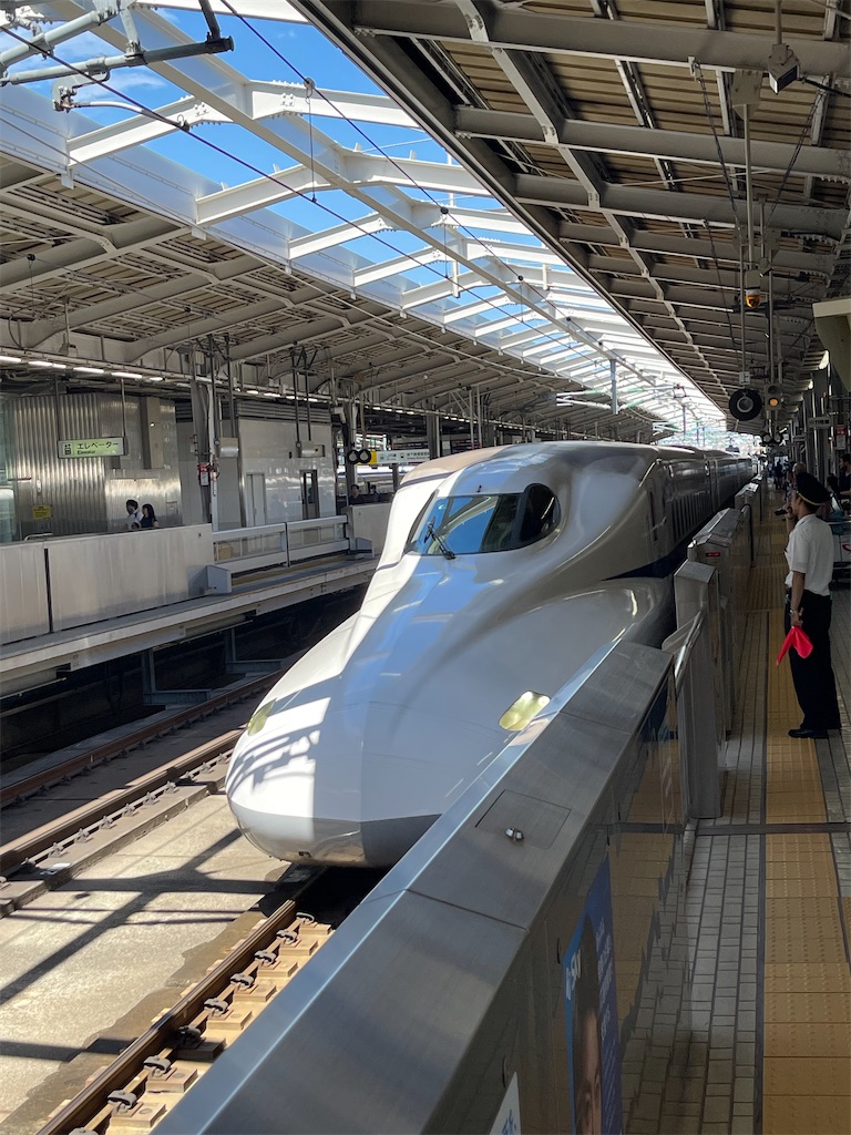 本日の使用切符：JR西日本 大阪駅発行 ひかり654号 新大阪➡︎小田原