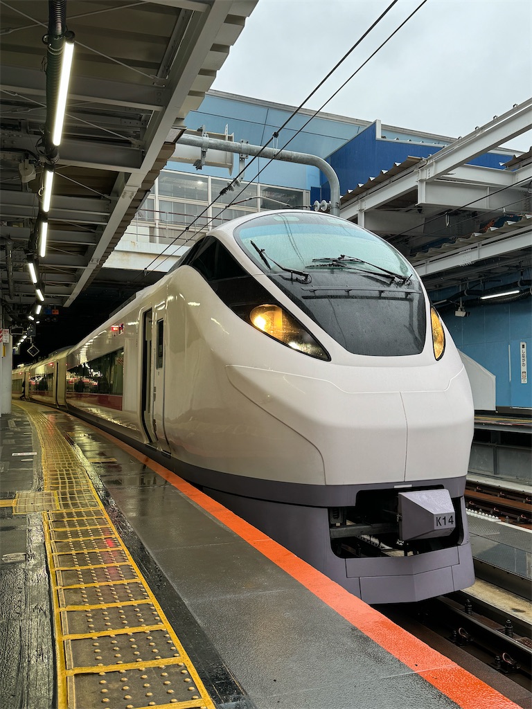 本日の使用切符：JR東日本 平塚駅発行 ひたち3号 品川➡︎仙台