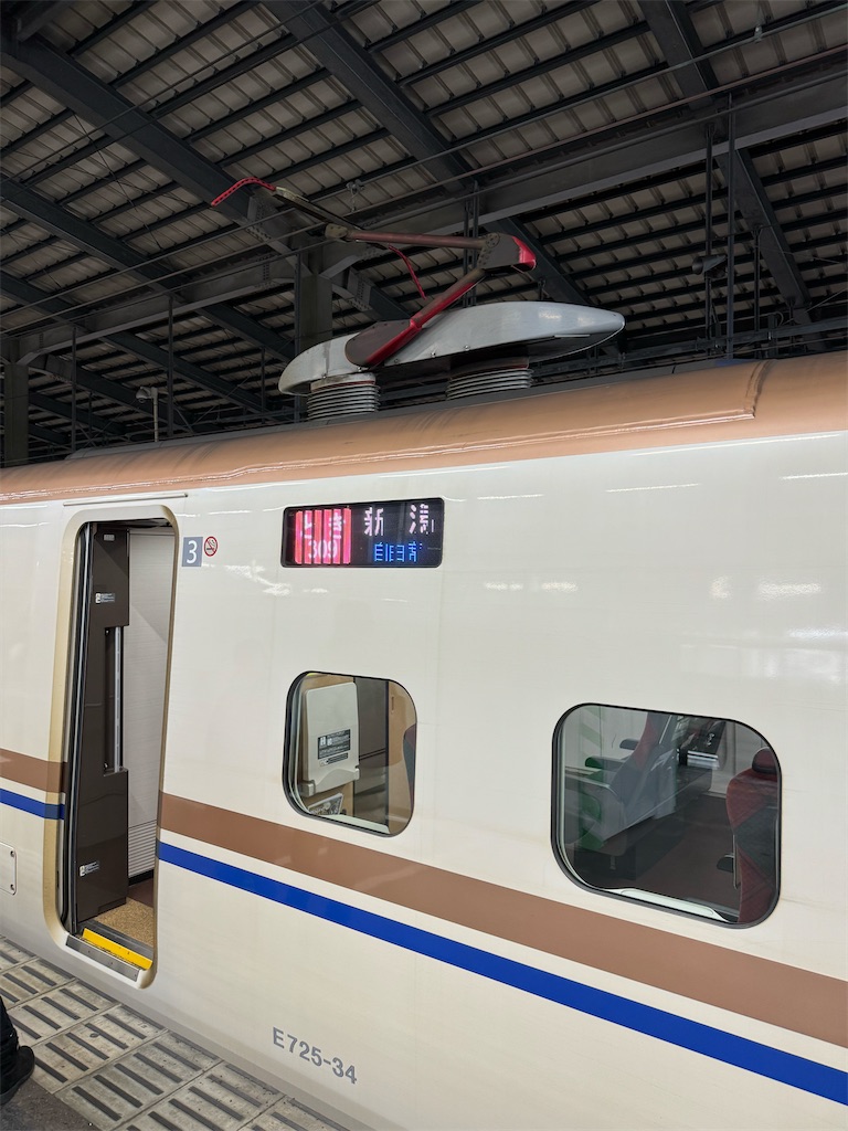 本日の使用切符：JR東日本 弥彦駅発行 燕三条➡︎新潟 新幹線特定特急