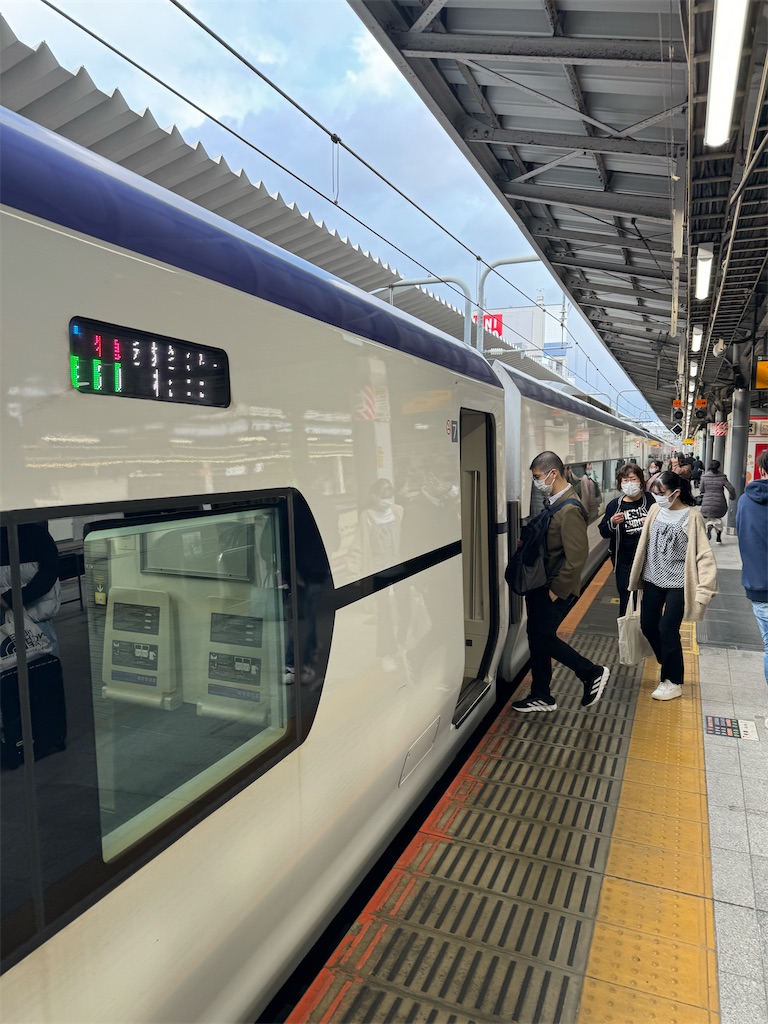 本日の使用切符：JR東日本 新宿駅発行 あずさ37号 新宿➡︎八王子 特急