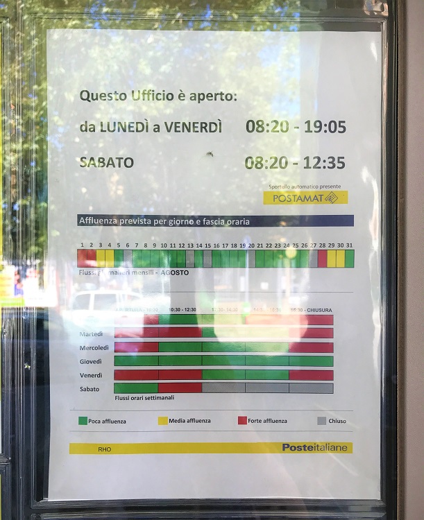 イタリアから日本へのエアメールについて。この郵便会社の切手は買っ