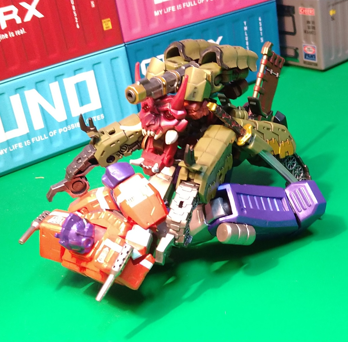 トランスフォーマー　アイアン ファクトリー EX-30D TF非正規玩具レビュー】 黒バージョンはカッコいい！ IRON FACTORY IF