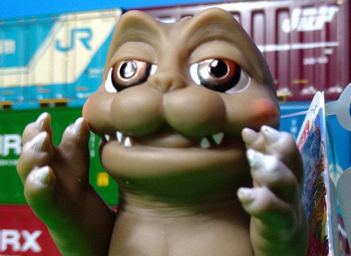 ムービーモンスターシリーズ•ゴジばんソフビ『ゴジラくん•ミニラ•リトル』3点 怪獣人形劇 ゴジばん」に登場するゴジラくん、ミニラ、リトルの