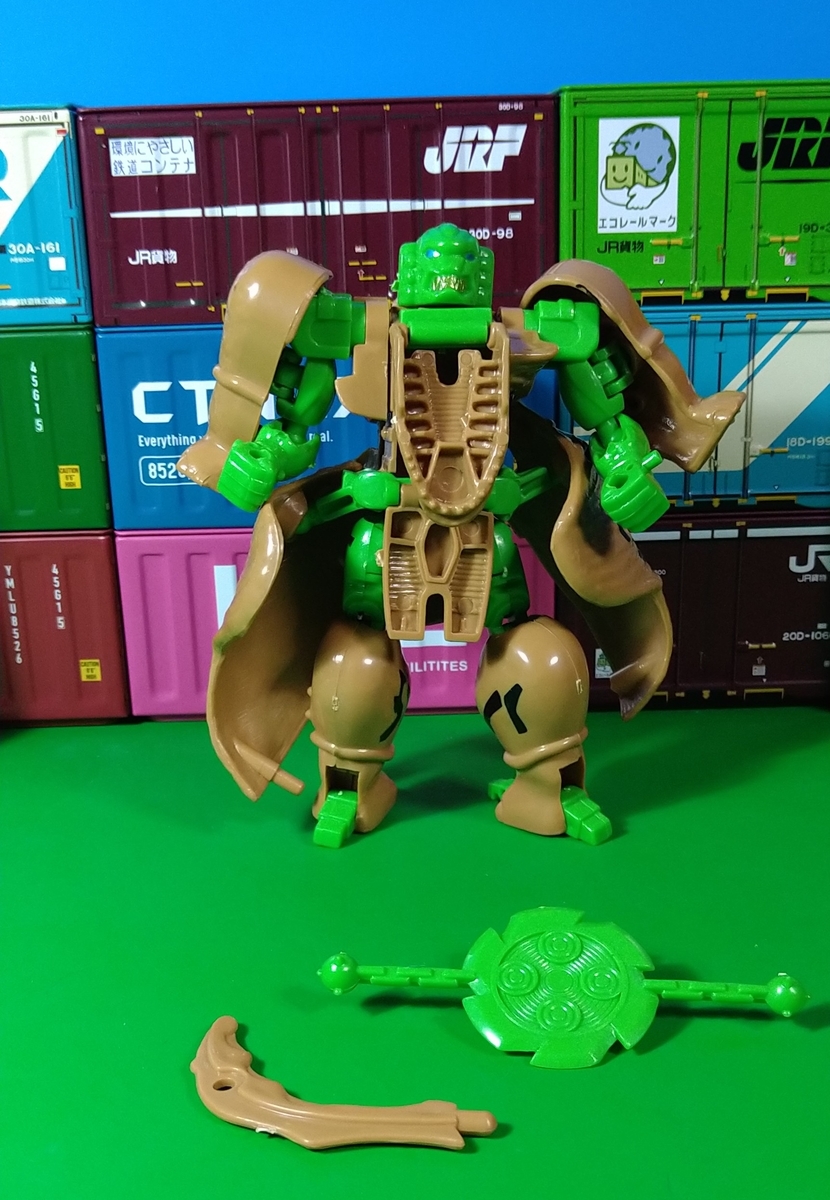 まだらのバケモノ！ロボット フックトイ チープトイ Beast Warriors