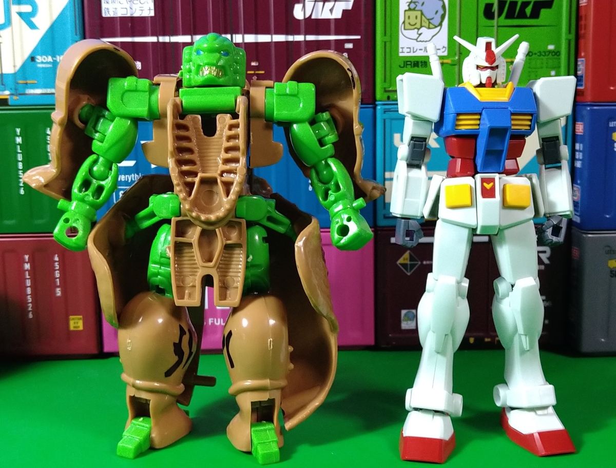 まだらのバケモノ！ロボット フックトイ チープトイ Beast Warriors