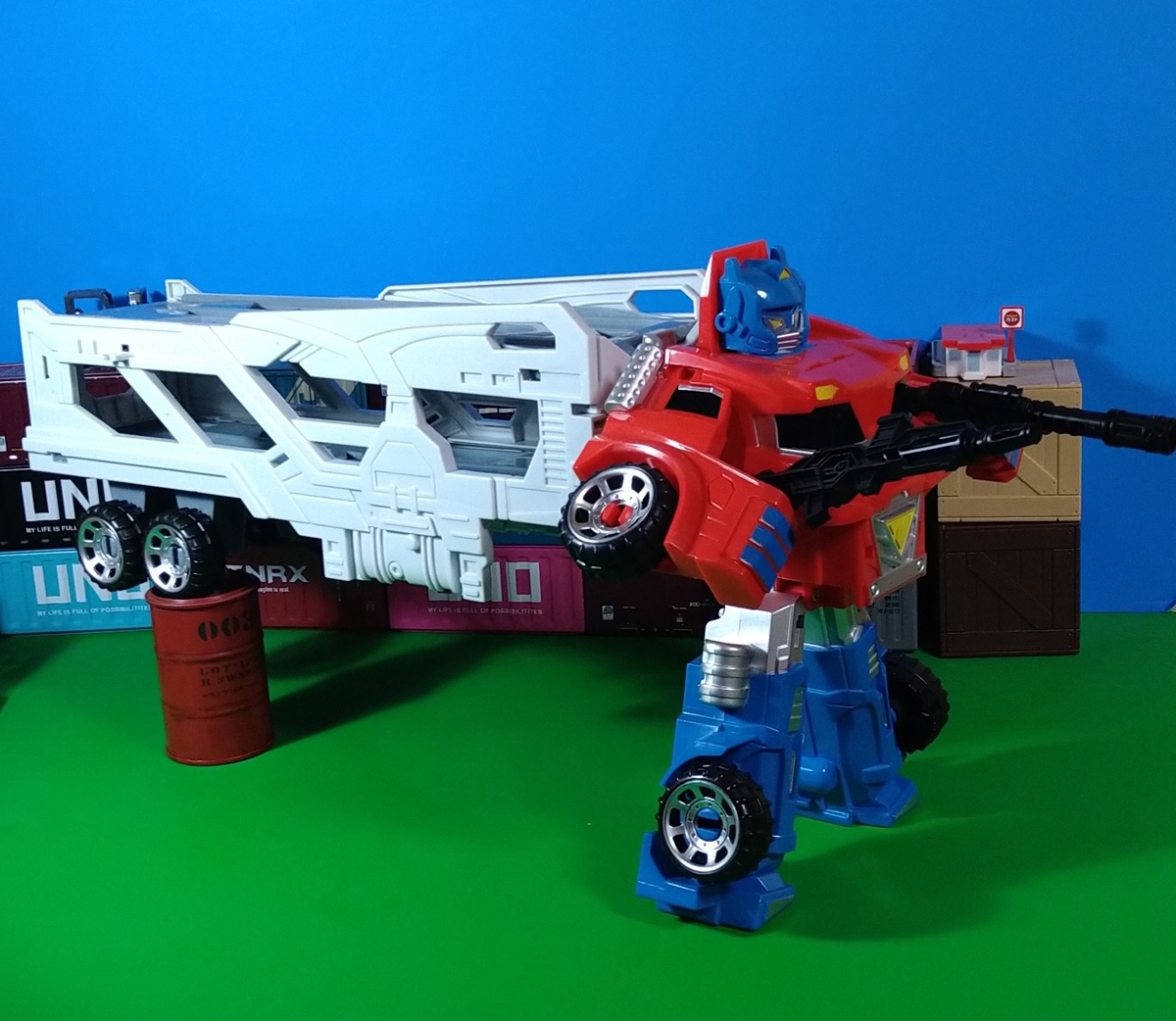 衝撃 キミは西松屋の勇気をみたか 超巨大 西松屋限定オリジナル Smartangel 変身ロボットキャリアカー レビュー ヒートペンとおもちゃ の日常